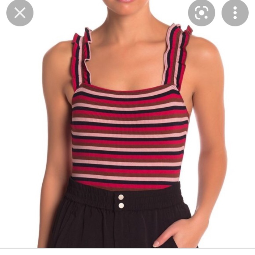 Striped bodysuit